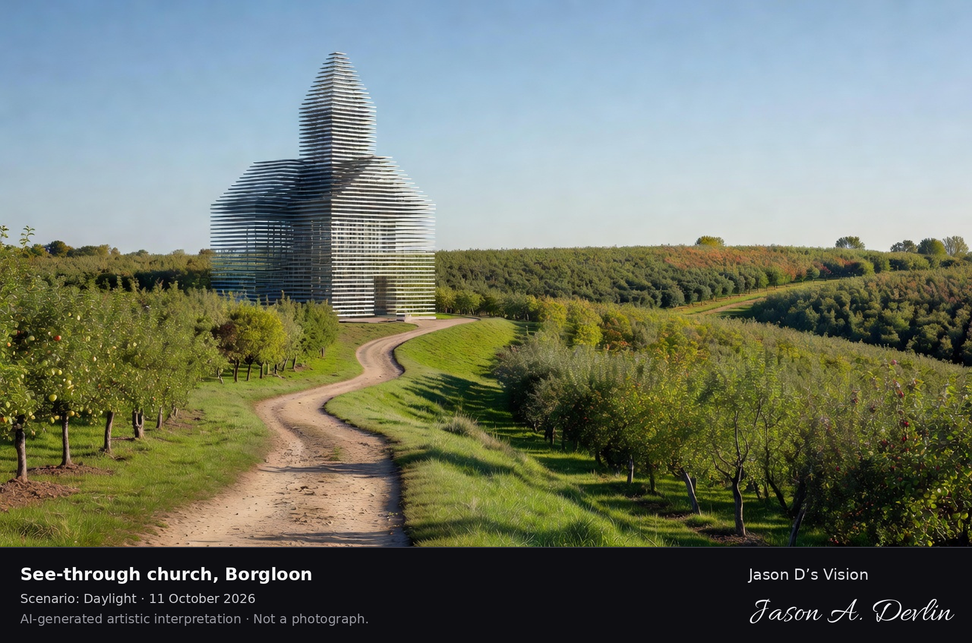 See-through church, Borgloon
