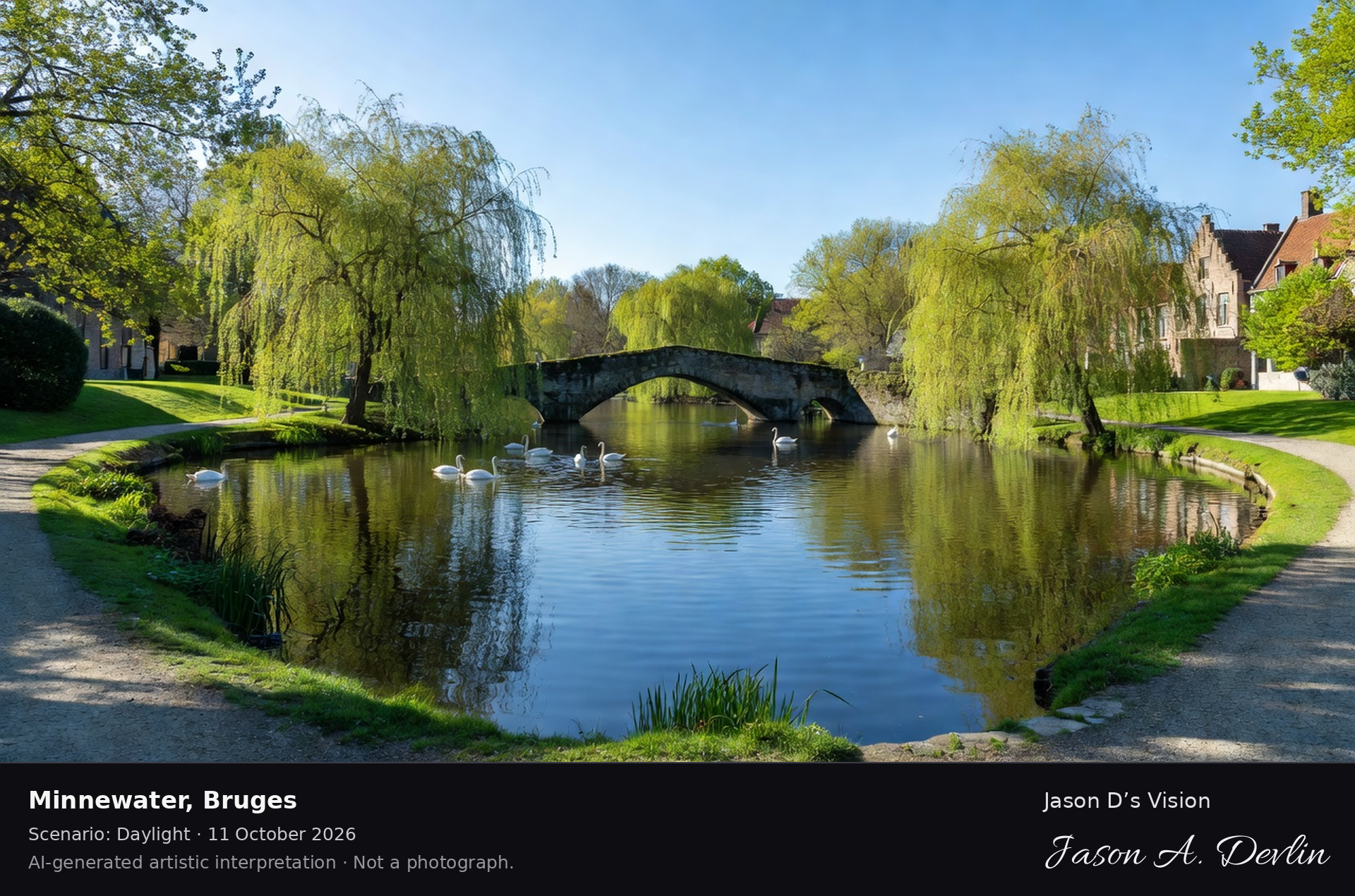 Minnewater, Bruges