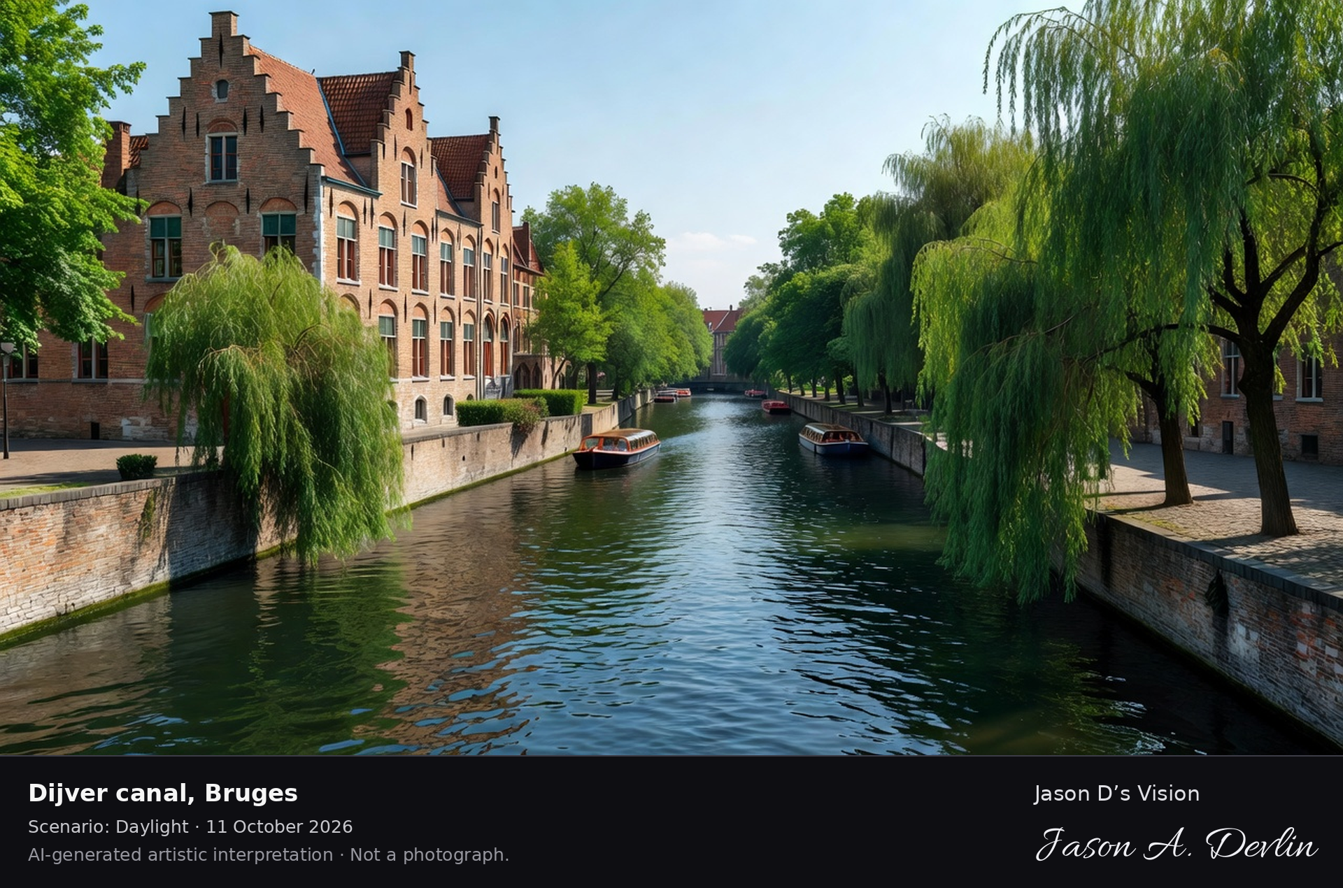 Dijver canal, Bruges