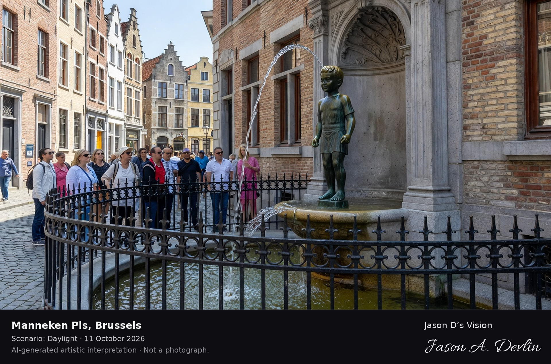 Manneken Pis, Brussels