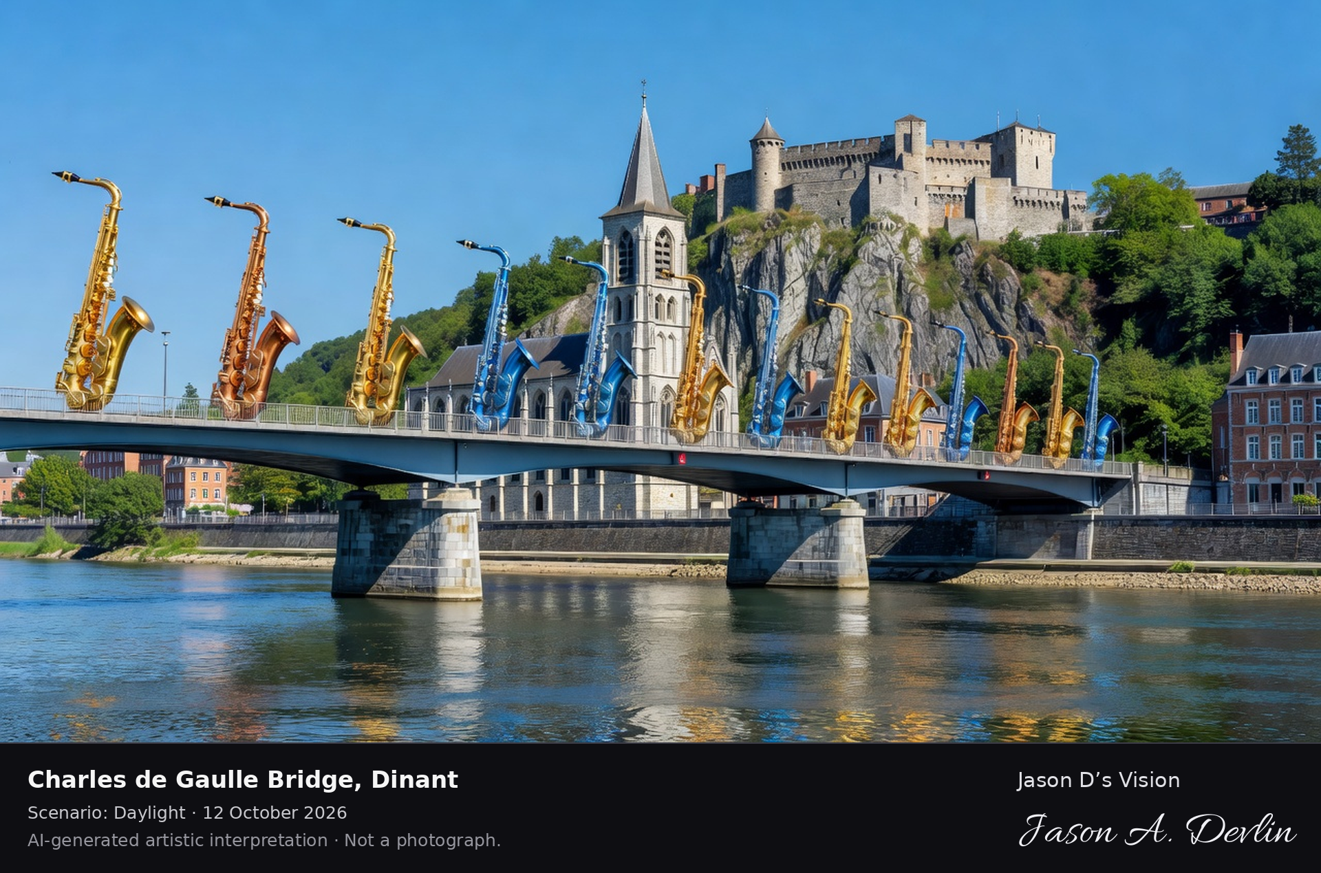 Charles de Gaulle Bridge, Dinant