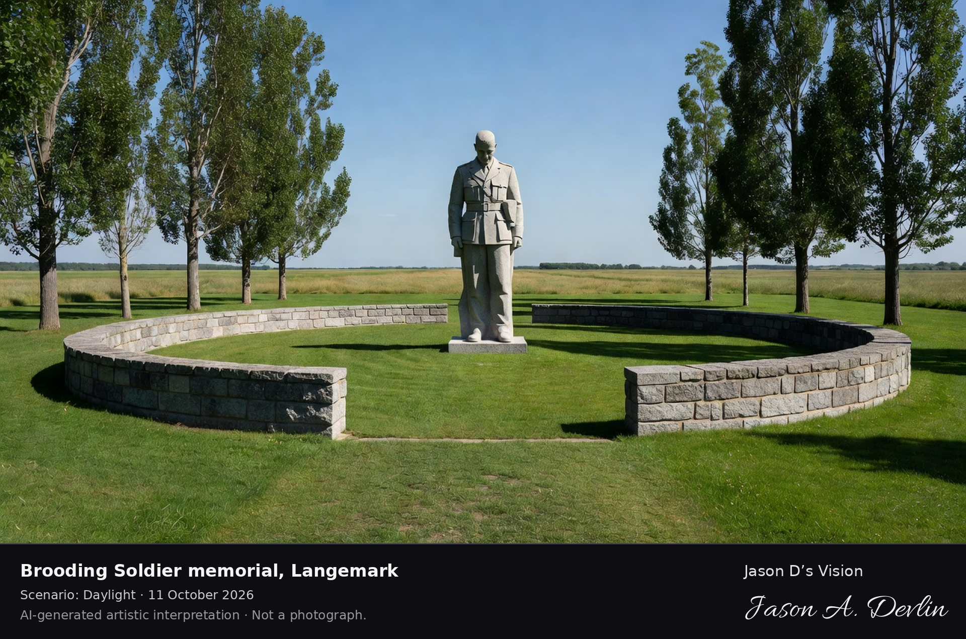 Brooding Soldier memorial, Langemark
