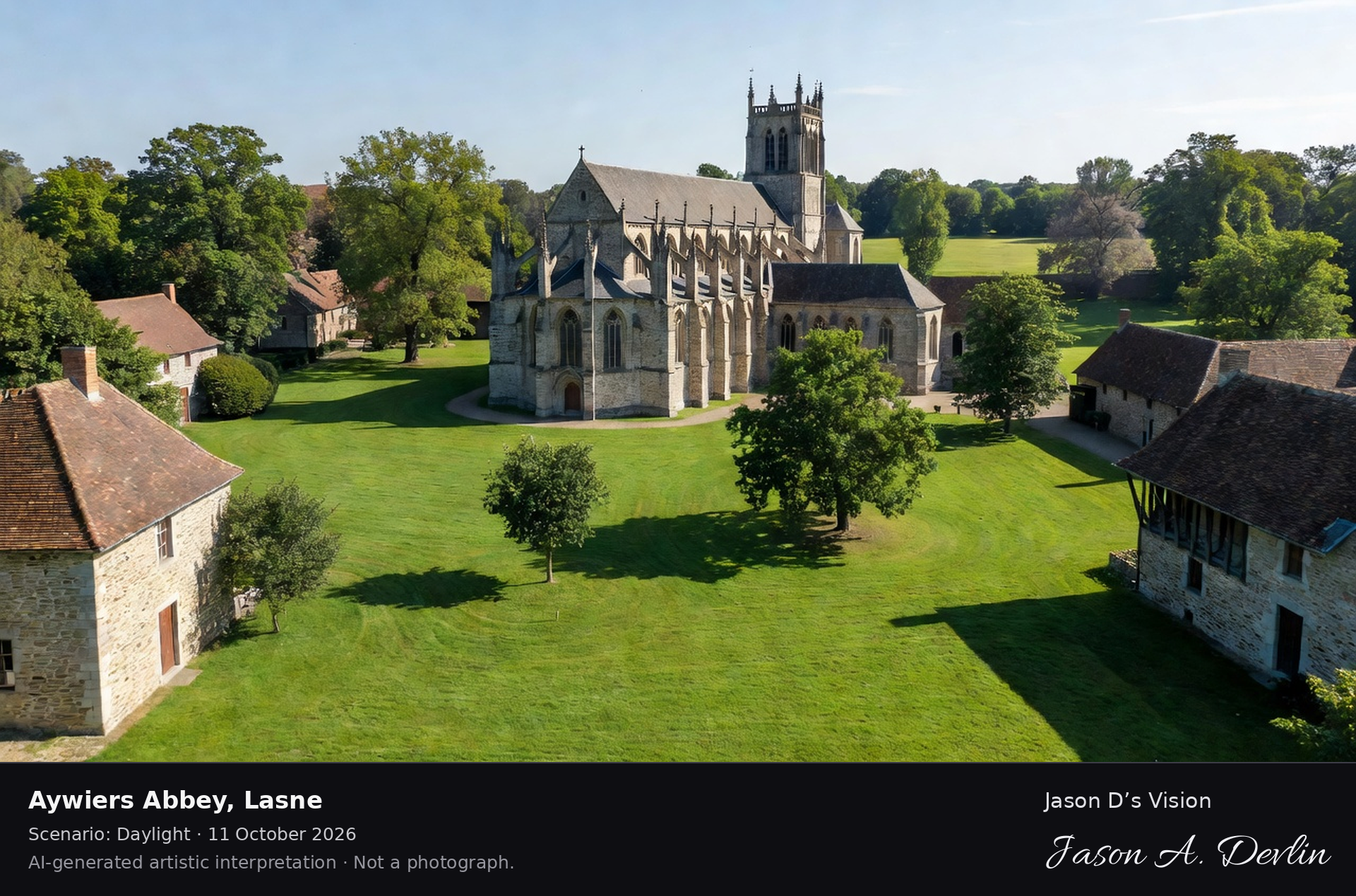 Aywiers Abbey, Lasne