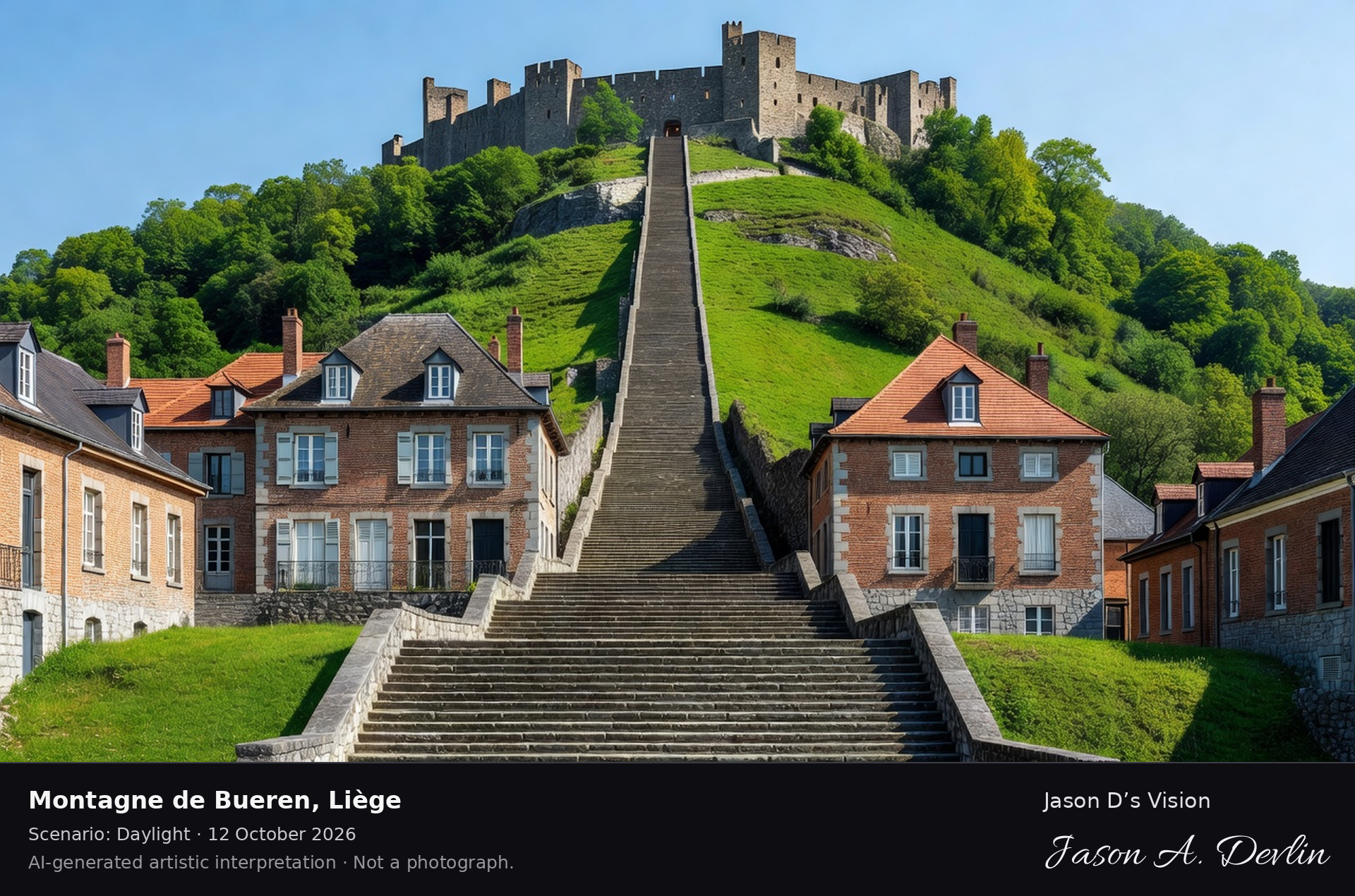 Montagne de Bueren, Liège