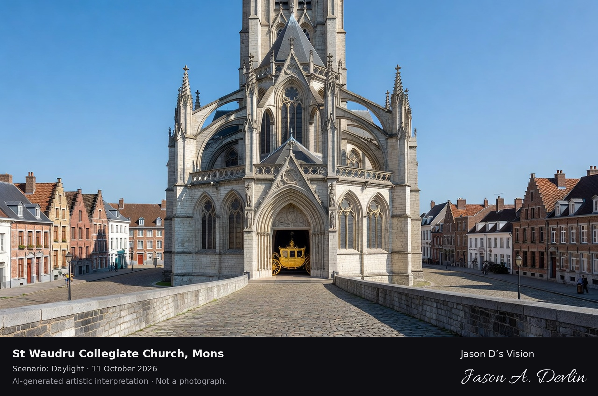 St Waudru Collegiate Church, Mons