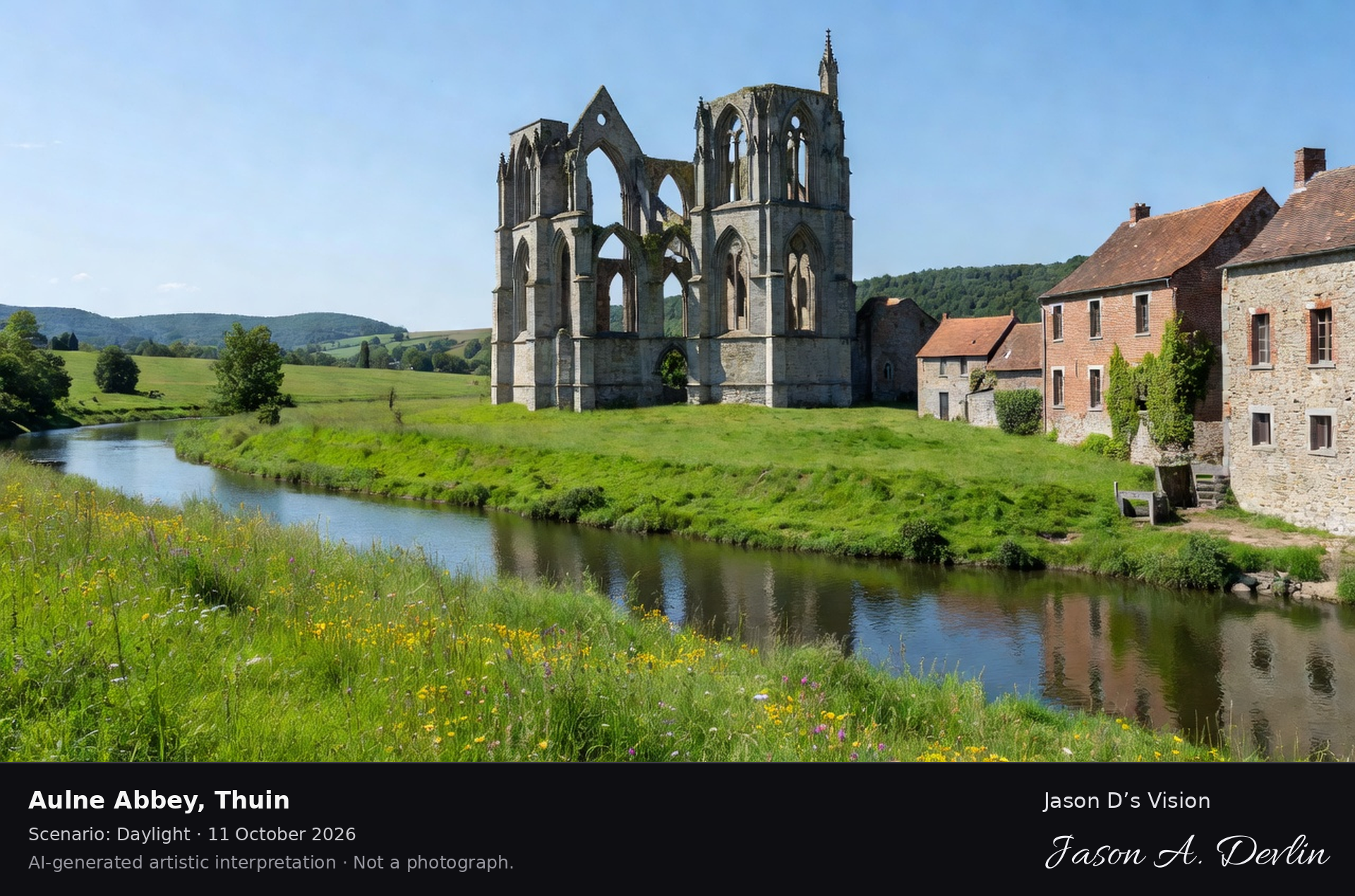 Aulne Abbey, Thuin