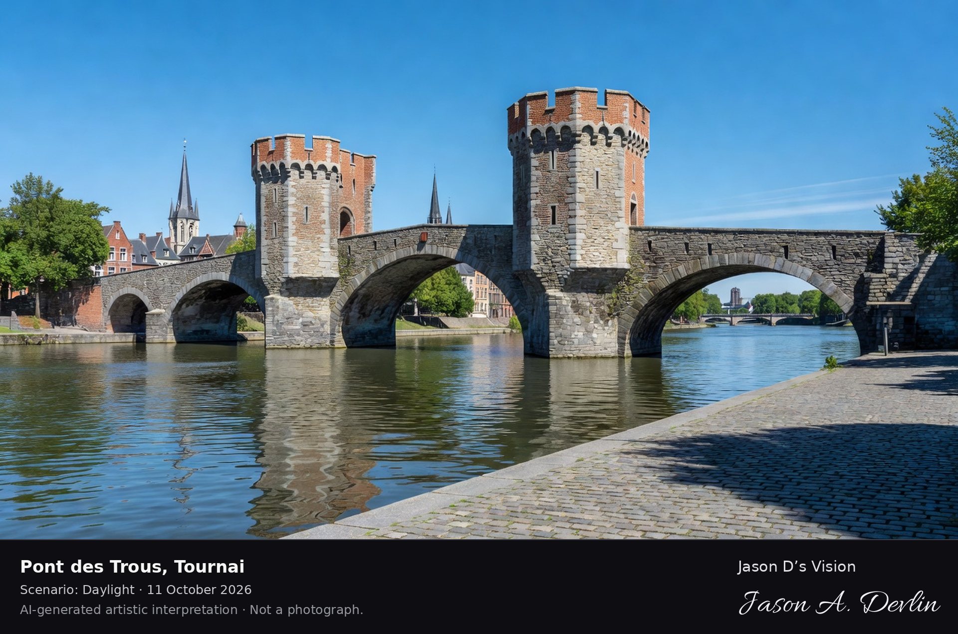 Pont des Trous, Tournai