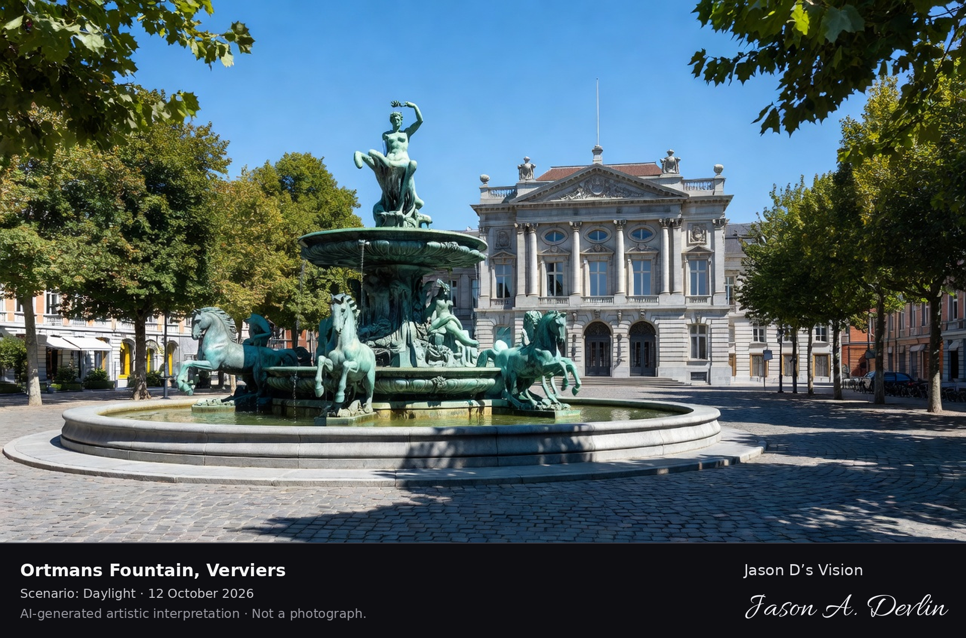 Ortmans Fountain, Verviers
