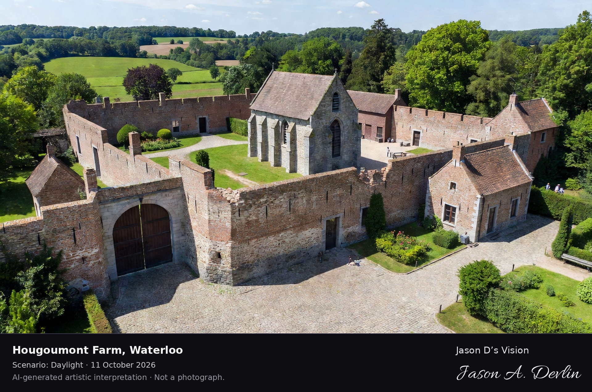 Hougoumont Farm, Waterloo