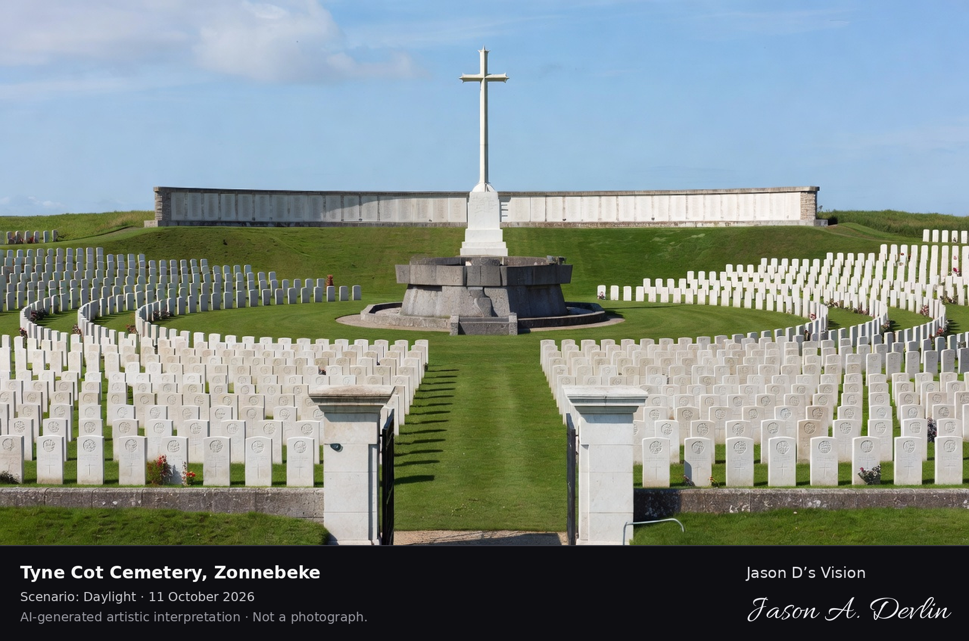 Tyne Cot Cemetery, Zonnebeke